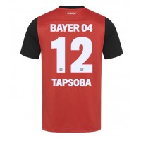 Billiga Bayer Leverkusen Edmond Tapsoba #12 Hemma fotbollskläder 2024-25 Kortärmad